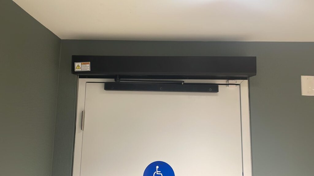 Universal Washroom Door Installation