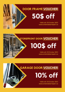 Voucher Coupon- garage door repair