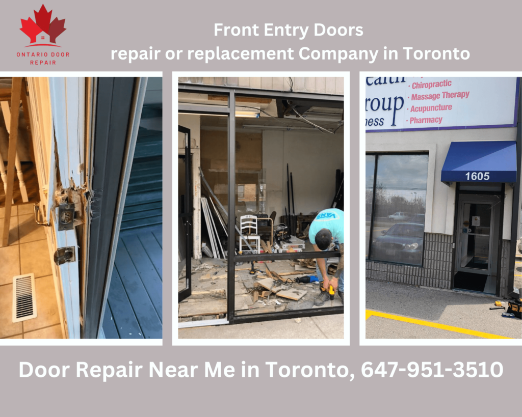 front entry doors repair or replacement company in Toronto