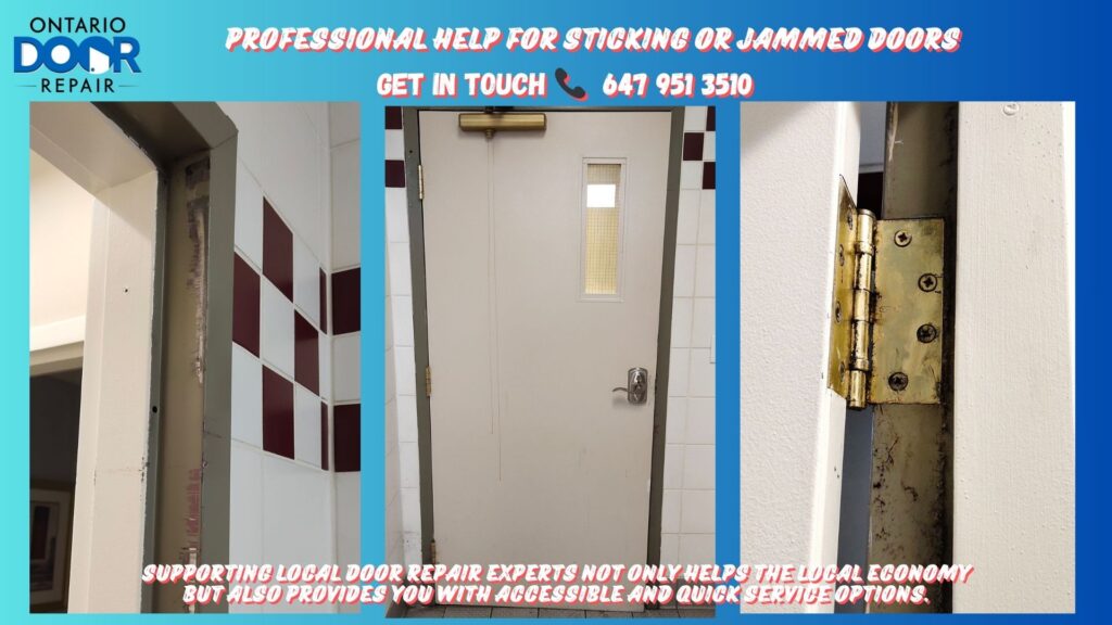 Professional Help for Sticking or Jammed Doors